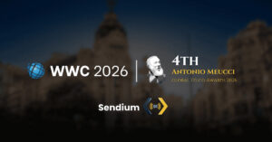 Sendium receives two High-Distinction Awards at the Antonio Meucci Awards 2026 in Madrid